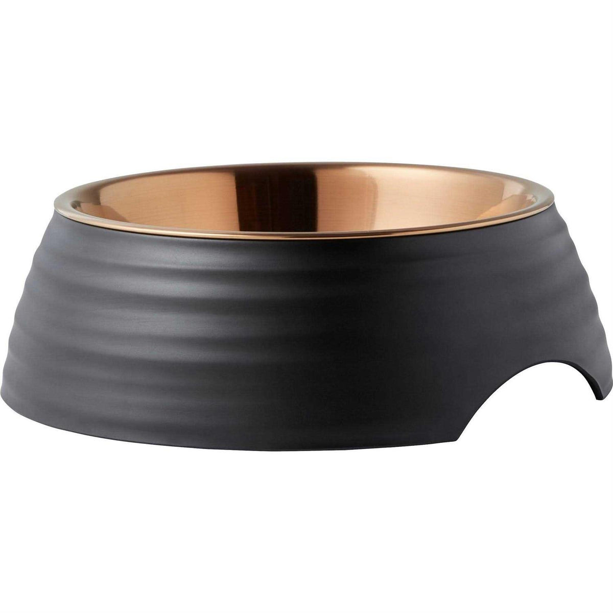 Matte Black Stainless Steel Dog & Cat Bowl H8951
