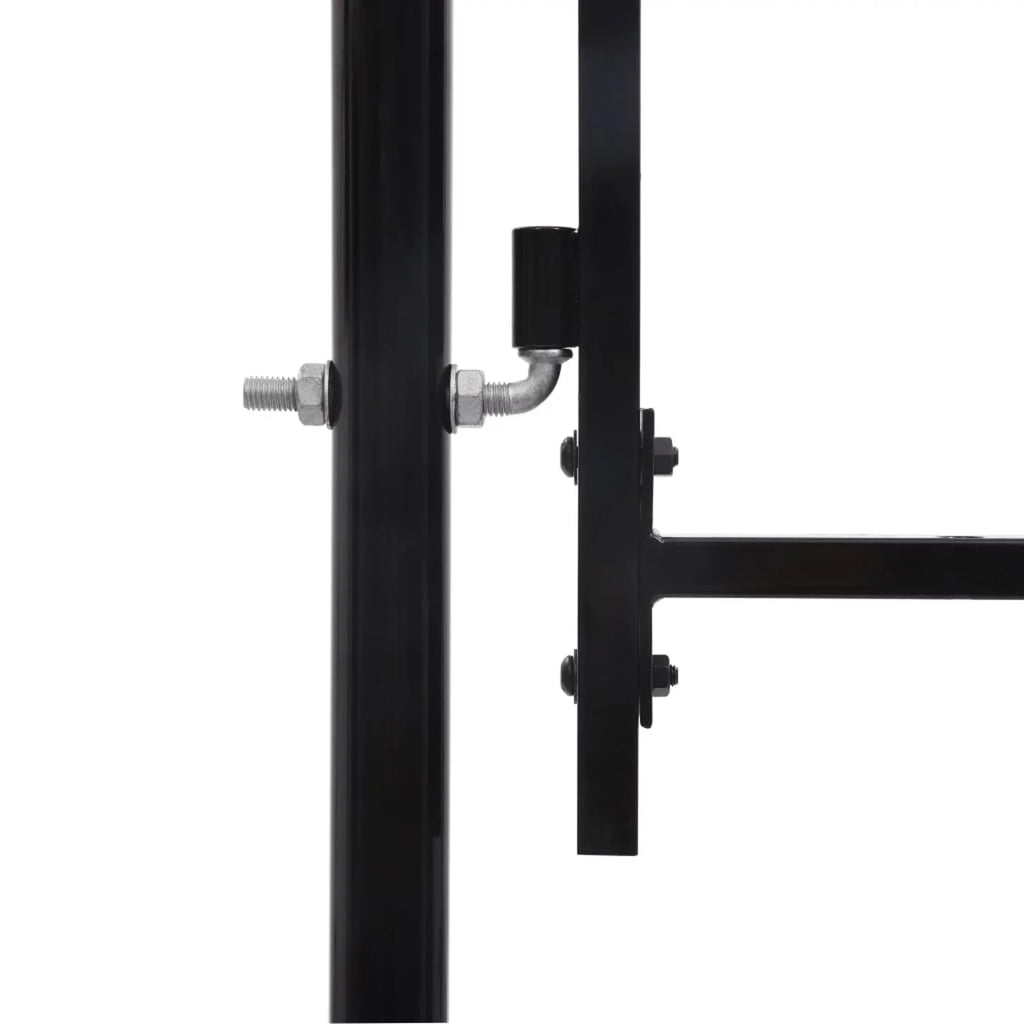 Double Door Fence Gate with Spear 157.5"x88.6" N694