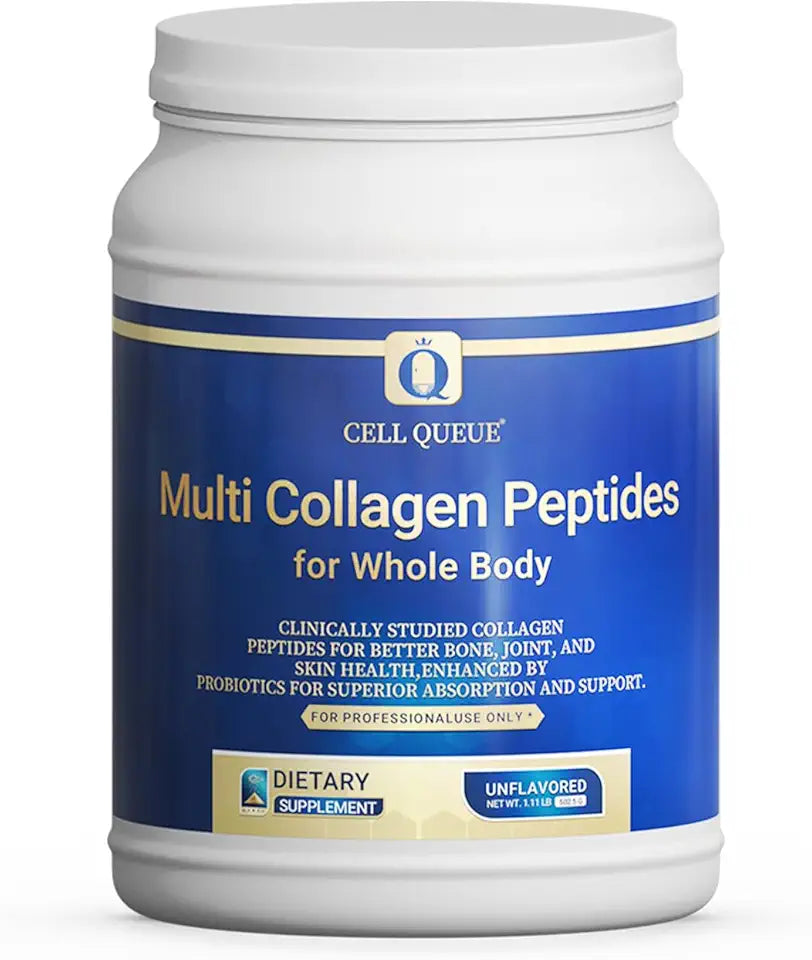 Multi Collagen Peptides Powder Unflavored Dietary Supplement H3909