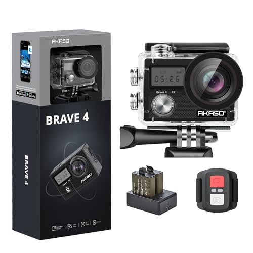 4K 30fps 20MP Waterproof Action Camera with 64GB MicroSD Card L227