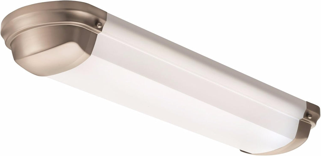 2-Foot Brushed Nickel Linear Light, 4000K, Pack of 2 S89841