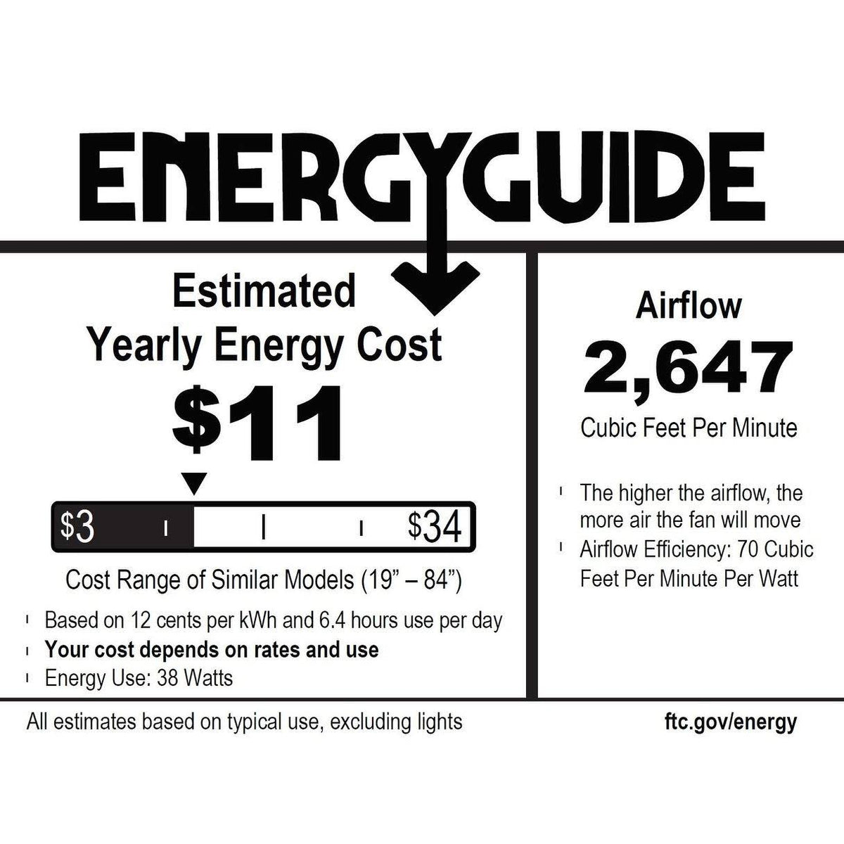 Matte Black LED Ceiling Fan V842925