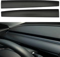 ABS Matte Carbon Fiber Pattern Dash Cover Wrap Pack of 2 C445048