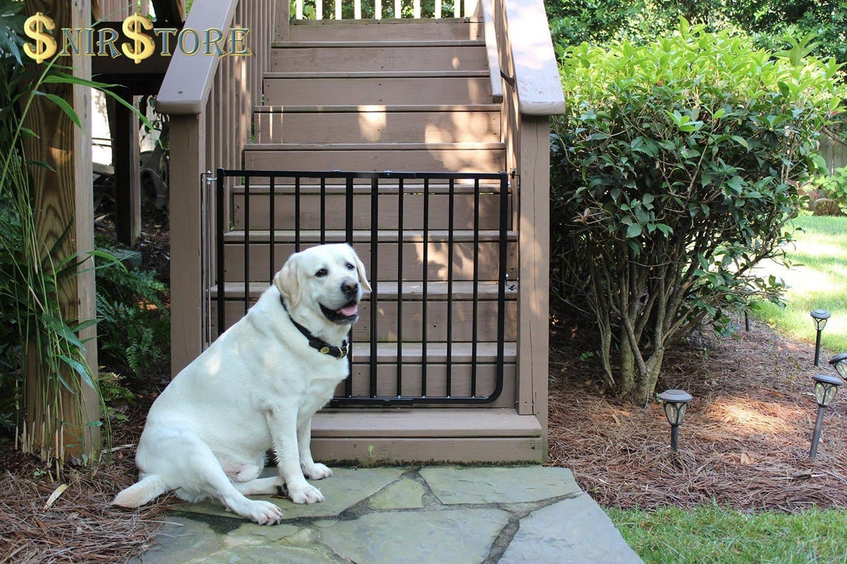 Black Stairway Safety Gate P400