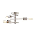 Satin Nickel 3 Light Semi-Flush Mount K152
