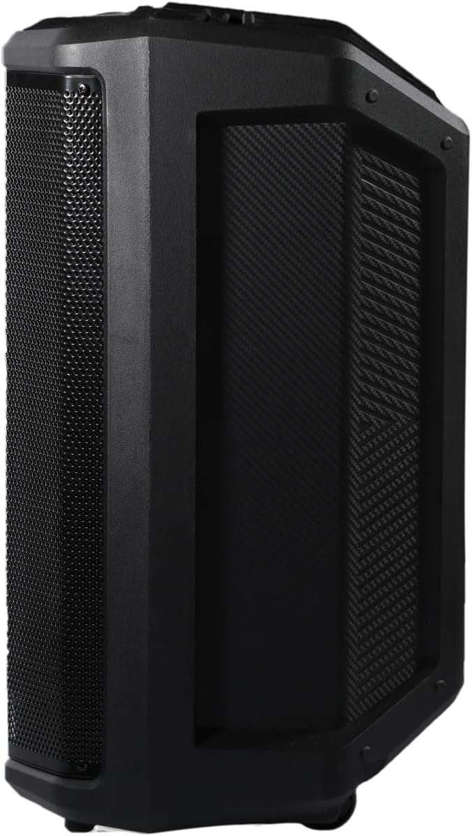 Portable Bluetooth Karaoke DJ Speaker with Remote Control and LED Light Show, 12", 2600 Watts X8684