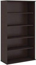 5 Shelf Bookcase in Mocha Cherry E9852