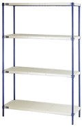 4-Shelf Plastic Wire Shelving Unit R600032