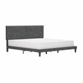 King Upholstered Platform Bed with 2 USB Ports S75199