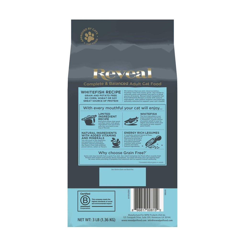 Grain Free Whitefish Recipe Dry Cat Food Z962262