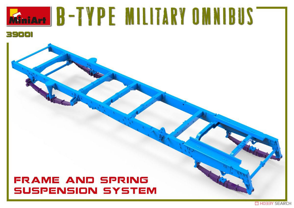 1/35 Scale B-Type Military Omnibus Model Kit W99411