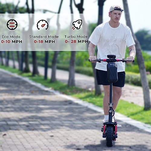 Electric Scooter 11" Off Road Tires 1000W Motor Foldable Y280437