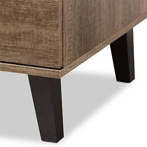 Light Brown Wood 3-Drawer Chest V303850