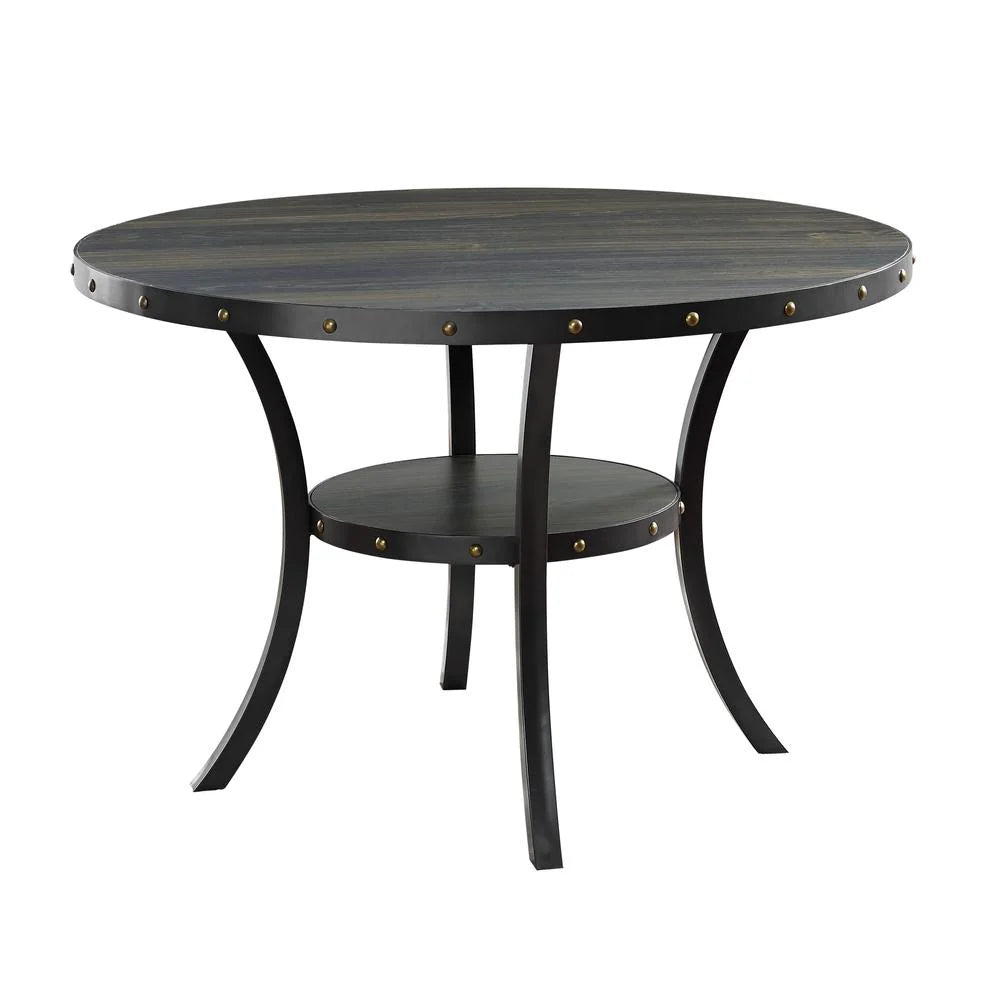 Round Melamine Wood Dining Table A61856