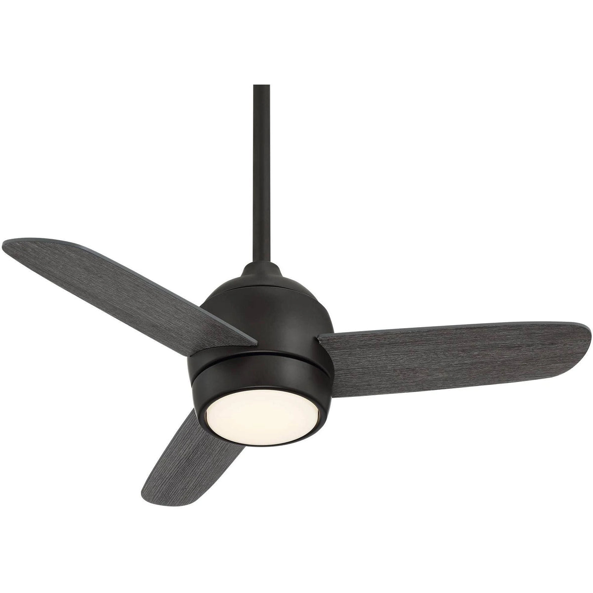 36x22 Outdoor Ceiling Fan with Light LED Dimmable Remote Oil Rubbed Bronze Gray Wood Damp Rated P272722