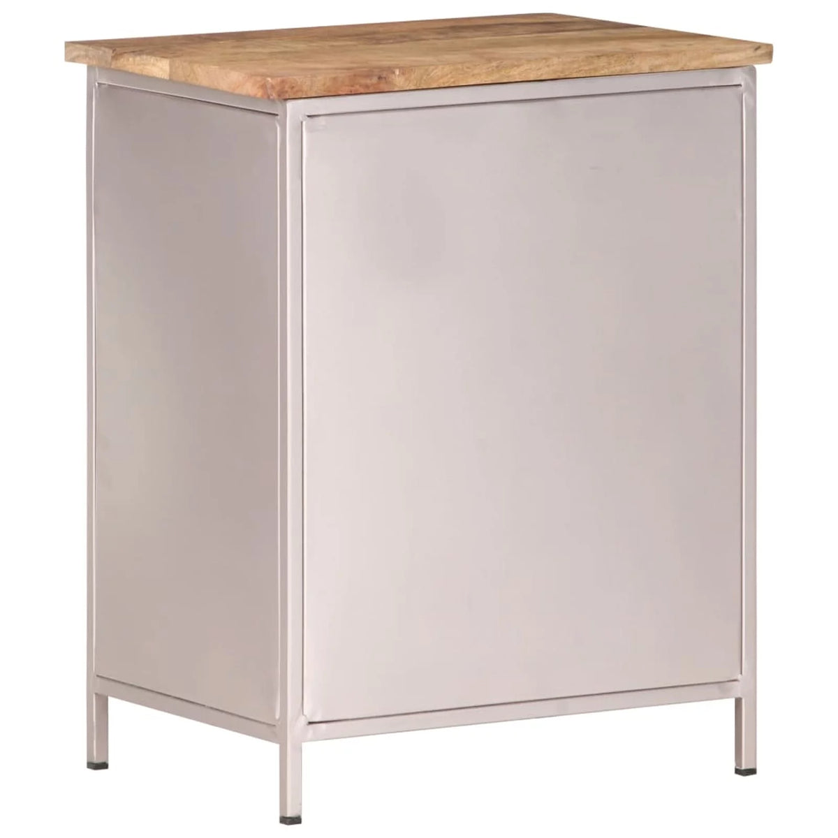 Rough Mango Wood Bedside Cabinet L380