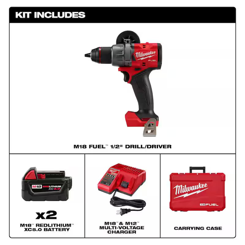18V Lithium-Ion Brushless Cordless 1/2 in. Drill/Driver Kit with Reciprocating Saw M668