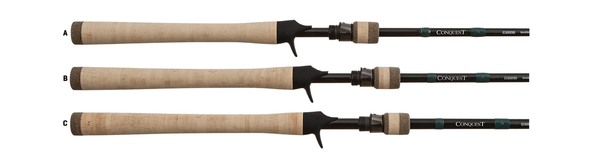Conquest 844C MBR BASS Fishing Rod W92217