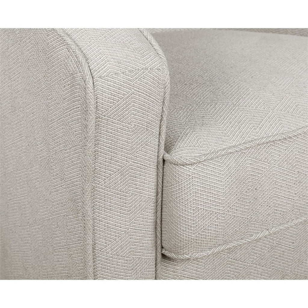 Gray Zig Zag Fabric Swivel Chair R6663