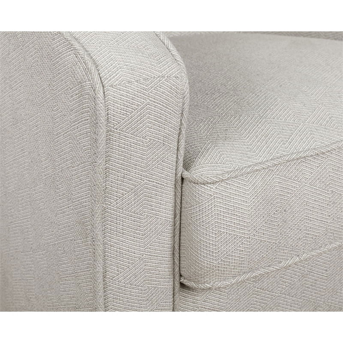 Gray Zig Zag Fabric Swivel Chair R6663