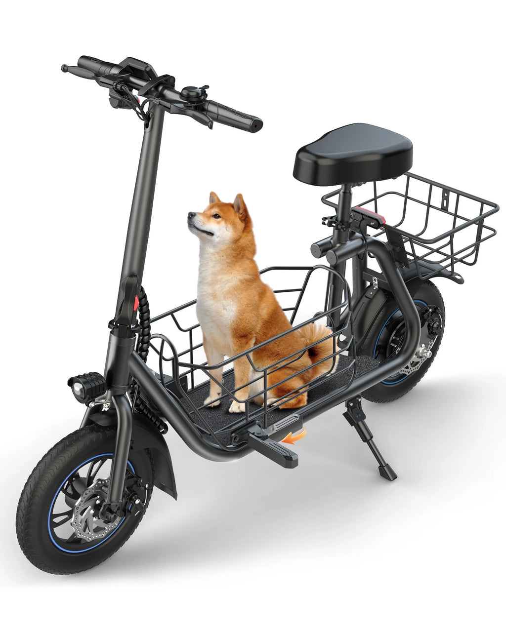 550W Electric Scooter with Big Seat and Front And Back Basket P725937