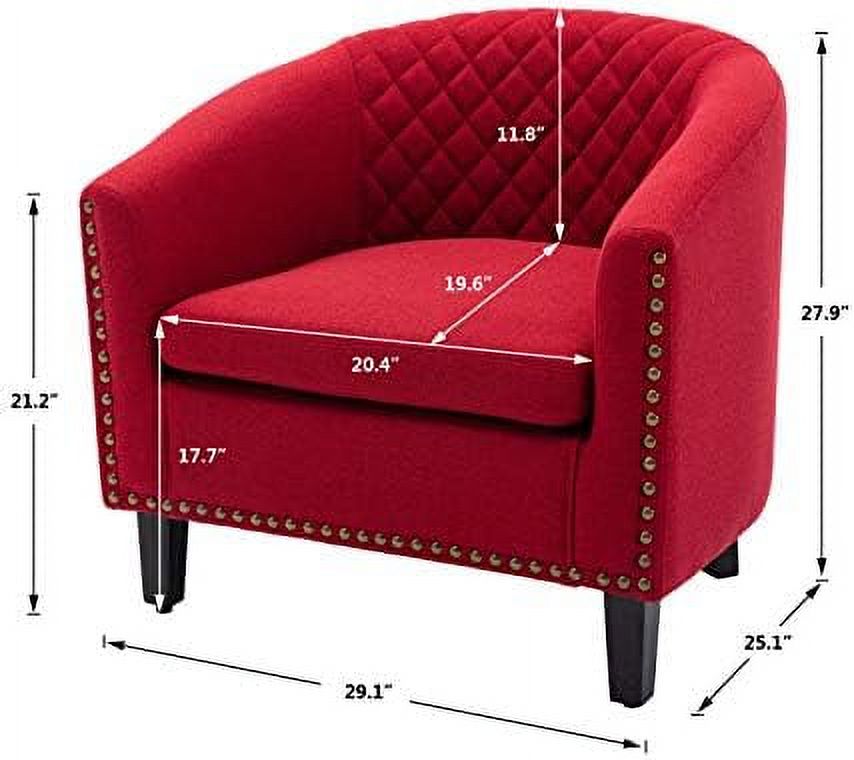 White Leather Upholstered Accent Arm Chair with Solid Wood Legs U1248