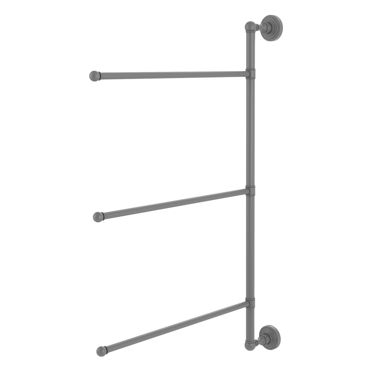 Matte Gray 28-in Towel Bar Q67582