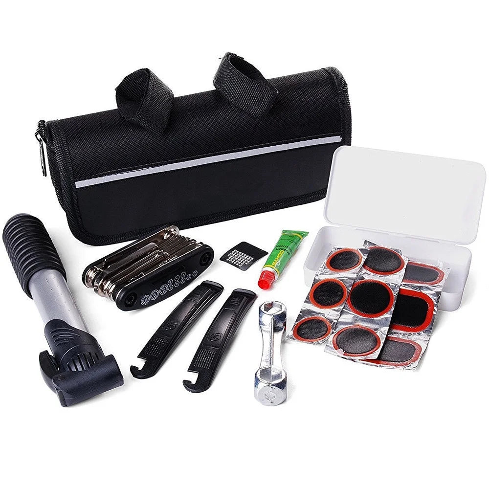 16in1 Multi-function Bike Repair Tool Set With Pump K6588