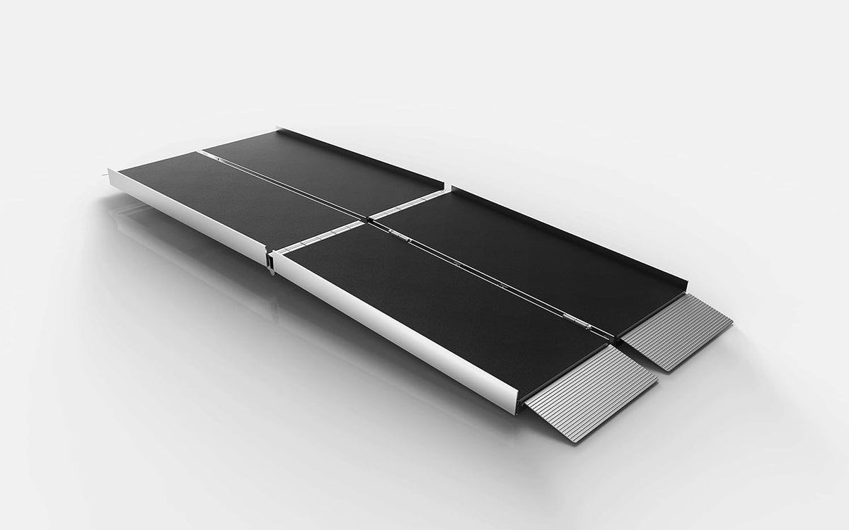 Suitcase Trifold Portable Ramp with Slip-Resistant Surface, 7 Foot A77057