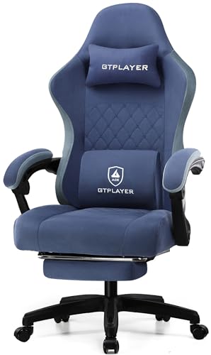 Gaming Chair with Footrest D953