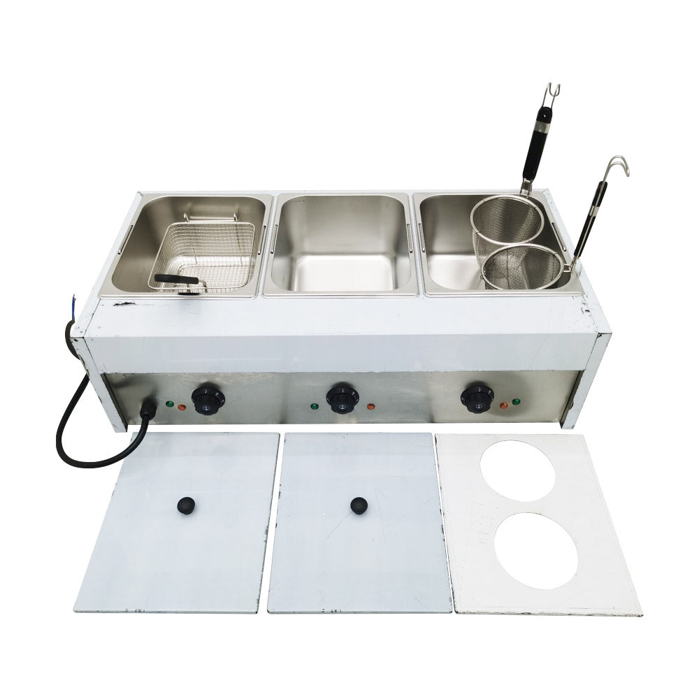 3 in 1 Fryer Noodle Cooker Deep Frying Stove 220V C483