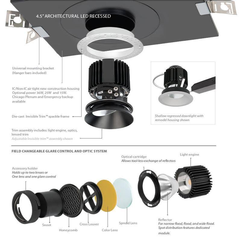 White LED Module Invisible Trim I967