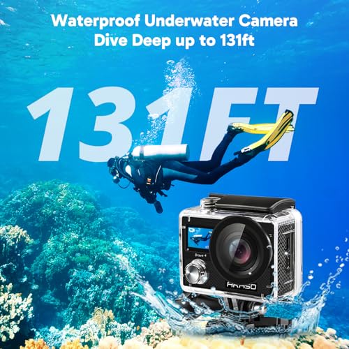 4K 30fps 20MP Waterproof Action Camera with 64GB MicroSD Card L227